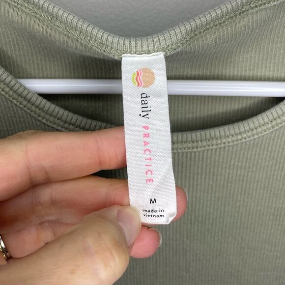 Anthropologie Daily Practice High-Neck Tank Twofer Dress Size M - Picture 6 of 9